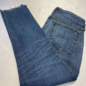 Rag & Bone jeans, size 27, raw hem, EUC